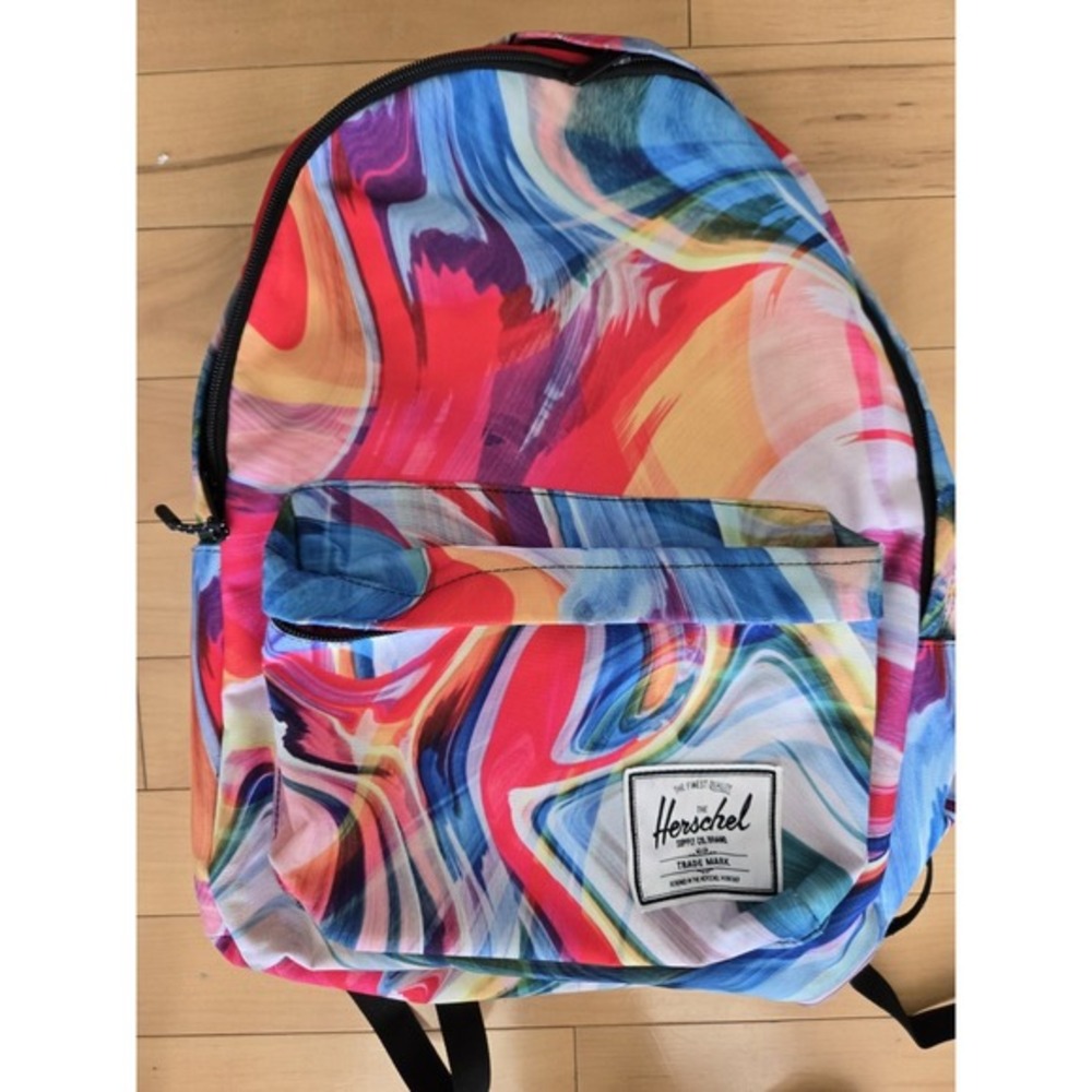 Herschel Settlement‎ in Paint Pour Multi Backpack Full Size - Rare Retired Color